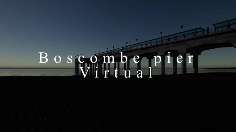 Boscombe pier 3d